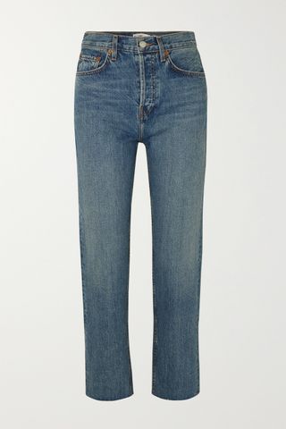 Re/Done + Originals Stove Pipe High-Rise Straight Jeans