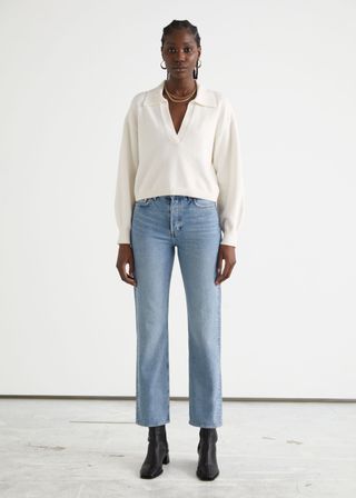 
Other Stories + Keeper Cut Cropped Jeans