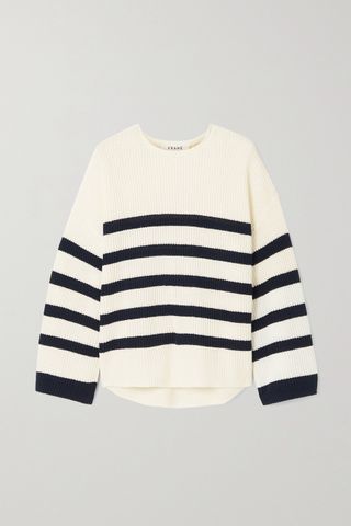 Frame + Mariner Striped Organic Sweater
