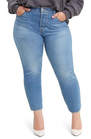 Levi's + Wedgie High Waist Ankle Skinny Jeans