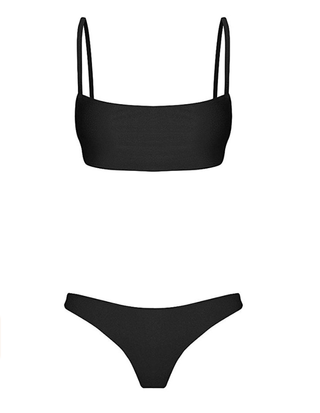 Summer Mae + Padded Push Up Brazilian Thong Bikini Set