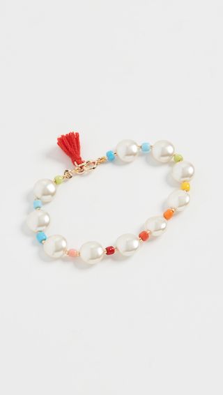 Roxanne Assoulin + Pancake Imitation Pearl Bracelet