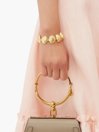 Aurélie Bidermann + Fortaleza Shell 18kt Gold-Plated Bracelet