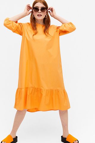 Monki + Cotton Midi Dress