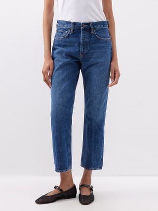 Agolde + Parker Straight-Leg Jeans