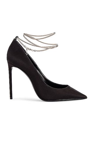 Saint Laurent + Zoe Ankle Chain Heels