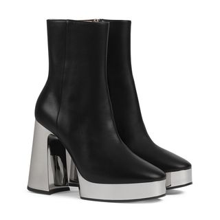 Gucci + Leather Ankle Boot