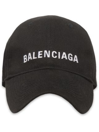 Balenciaga + Embroidered Logo Baseball Hat