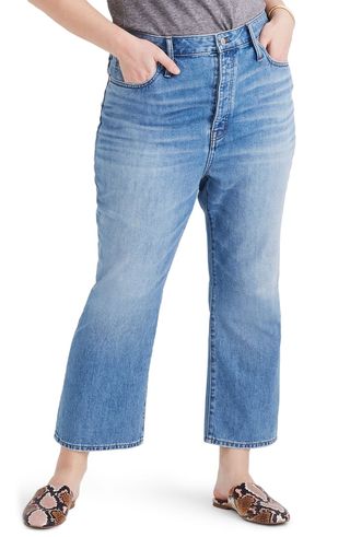 Madewell + Rigid High Waist Slim Demi Boot Jeans