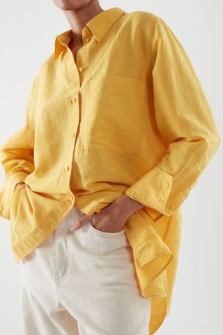 COS + Oversized Linen Shirt