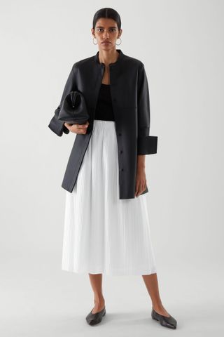 COS + Pleated Skirt