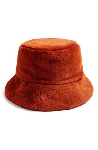 Topshop + Top Shop Faux Fur Bucket Hat