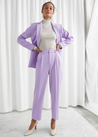 & Other Stories + Duo Pleat Tailored Trousers