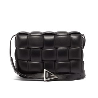 Bottega Veneta + Cassette Intrecciato Leather Cross-Body Bag