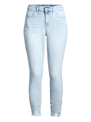 Sofia Jeans by Sofia Vergara + Rosa Curvy Ripped Hem High Waist Jeans