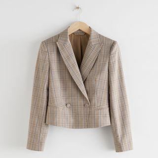 & Other Stories + Cropped Double Breasted Blazer