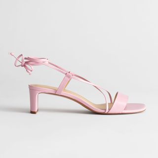 & Other Stories + Criss Cross Lace Up Leather Sandals