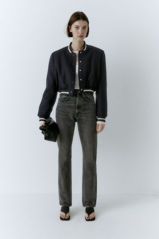 Zara + Straight-Fit TRF Jeans