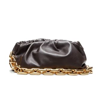 Bottega Veneta + The Pouch Chain-Strap Leather Clutch