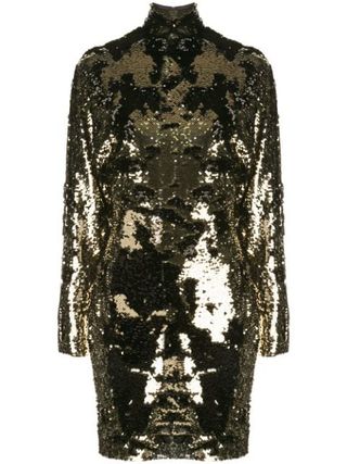 RtA + Ansel Sequined Cocktail Dress