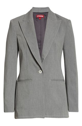 Staud + Ren Contrast Stitch Blazer