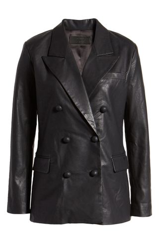 BlankNYC + Faux Leather Blazer