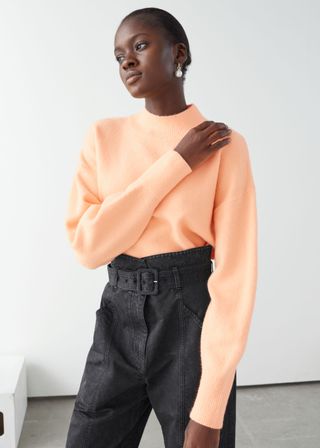& Other Stories + Mock Neck Sweater