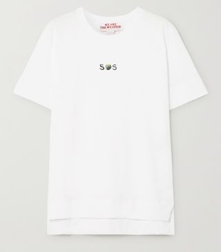 Stella McCartney + Printed Cotton-Jersey T-Shirt