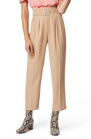 Habitual + Payton Belted High Waist Ankle Trousers