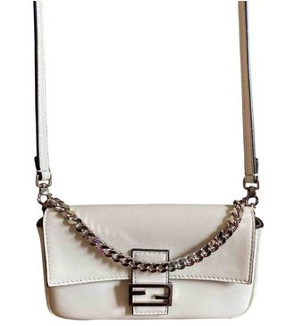 Fendi + Baguette Leather Crossbody Bag