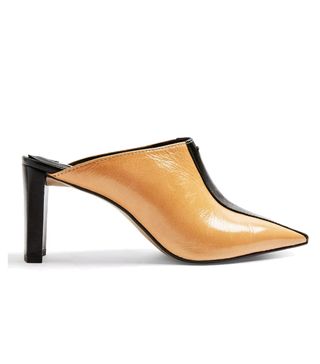 Topshop + Judy Leather Elongated Mules