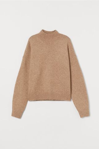 H&M + Knit Mock Neck Sweater