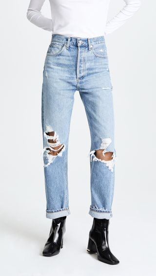 Agolde + 90's Fit Mid Rise Loose Fit Jeans