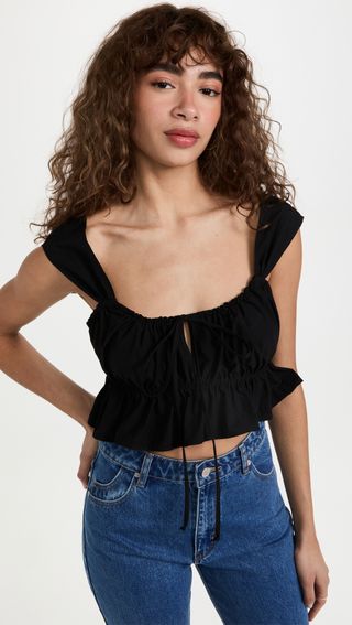 Ciao Lucia + Cinetta Crop Tank Top