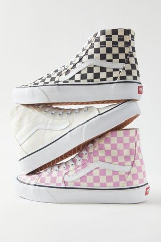 Vans + Sk8-Hi Tapered Checkerboard Sneaker