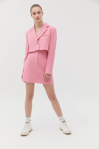 C/Meo Collective + Hereafter Zip-Front Mini Dress