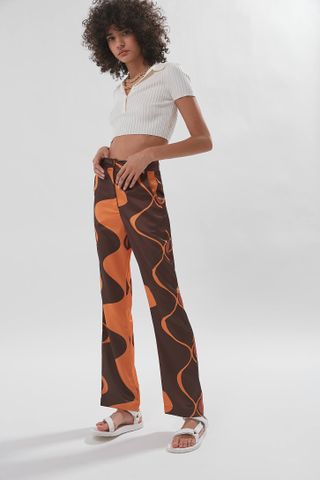 House of Sunny + High-Waisted Flare Pant
