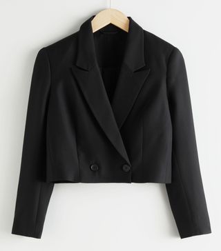 & Other Stories + Cropped Tailored Blazer