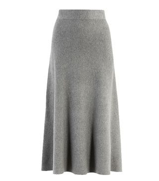 Marks and Spencer + Knitted Fit & Flare Skirt
