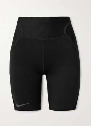 Nike + City Ready Cutout Mesh-Trimmed Dri-FIT Shorts