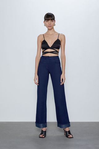 Zara + Cross Strap Top