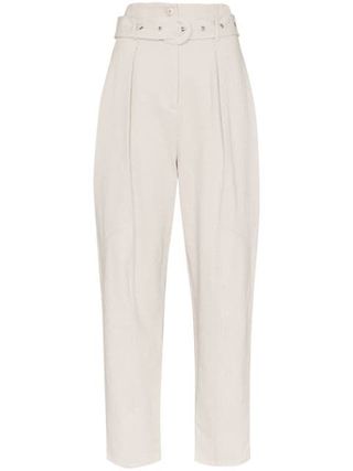 Low Classic + Belted High-Rise Trousers