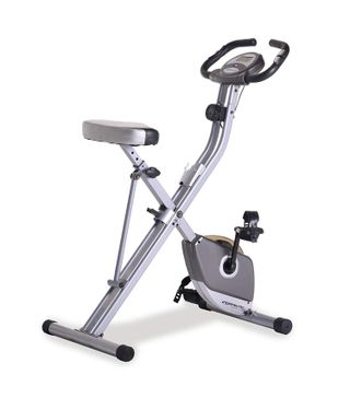 Exerpeutic + Folding Magnetic Upright Exercise Bike With Pulse