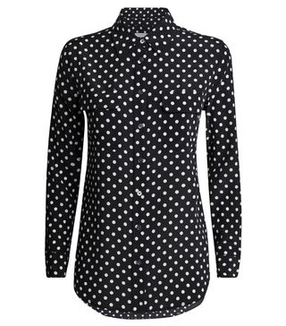 Equipment + Polka-Dot Print Signature Shirt