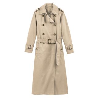 La Redoute + Long Cotton Duster Trench Coat With Pockets