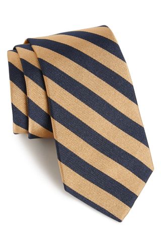 Gitman + Stripe Silk Tie