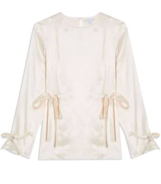 Topshop + **Ivory Tie Side Top by Boutique