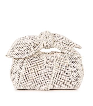 Rejina Pyo + Nane Ivory Open-Knit Top Handle Bag
