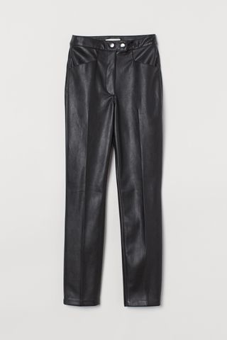 H&M + Faux-Leather Pants