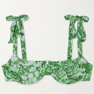 Ganni + Underwire Bikini Top